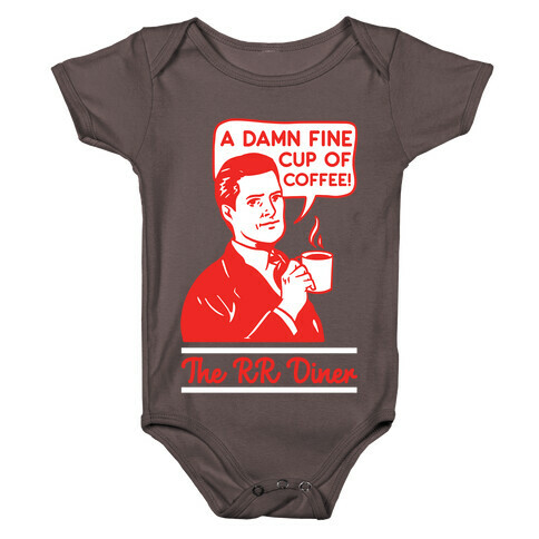 A Damn Fine Cup of Coffee The RR Dine Baby One-Piece