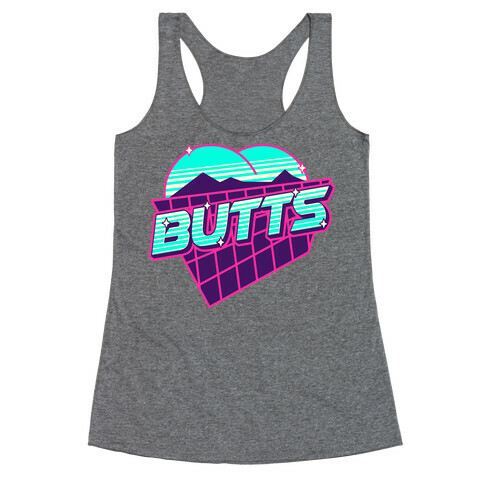 Retro Butts Racerback Tank Top