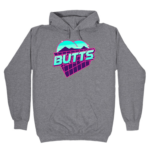 Retro Butts Hooded Sweatshirt