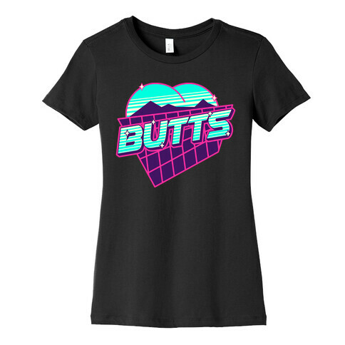 Retro Butts Womens T-Shirt