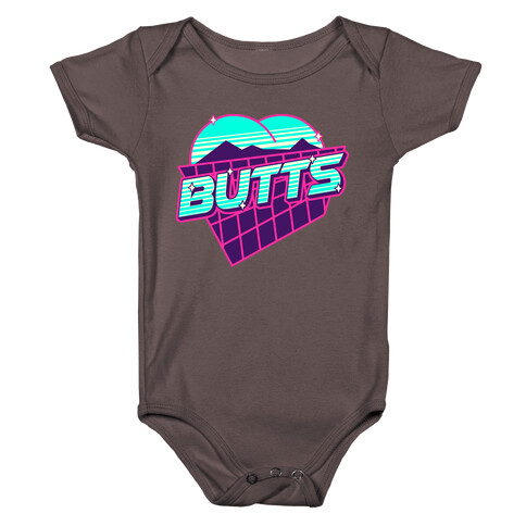 Retro Butts Baby One-Piece