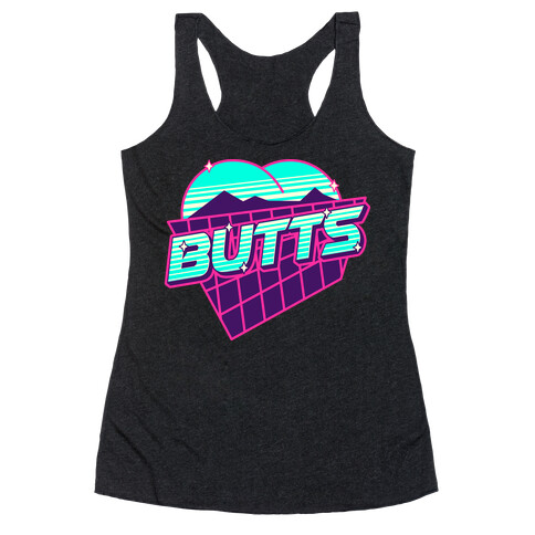 Retro Butts Racerback Tank Top