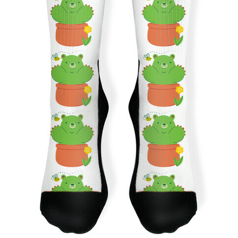 Bear Paw Cactus Sock