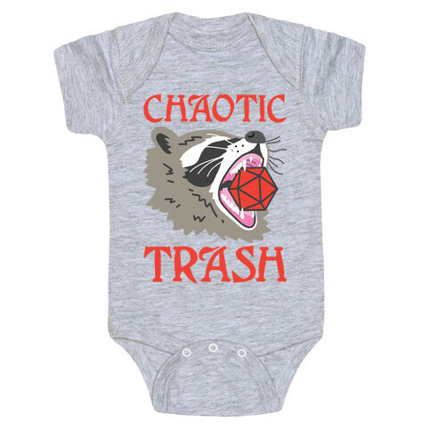 Chaotic Trash (Raccoon) Baby One-Piece