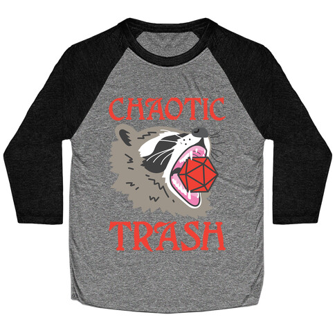 Chaotic Trash (Raccoon) Baseball Tee