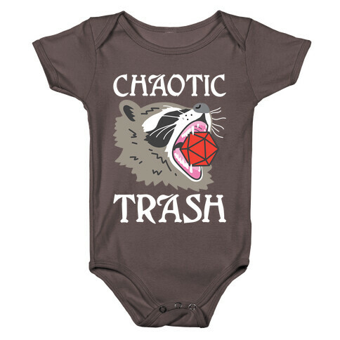 Chaotic Trash (Raccoon) Baby One-Piece