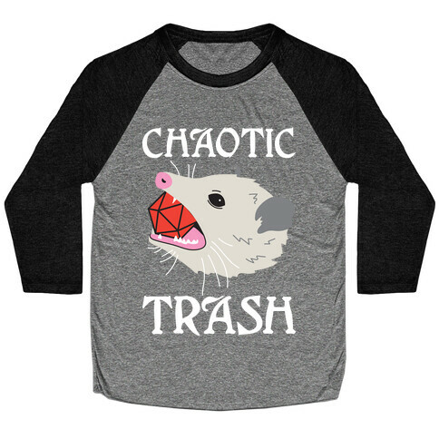 Chaotic Trash (Opossum) Baseball Tee