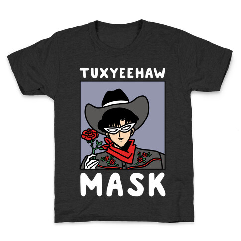 Tuxyeehaw Mask Kids T-Shirt