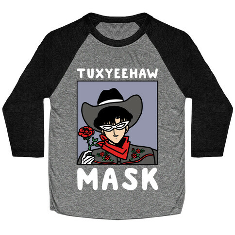 Tuxyeehaw Mask Baseball Tee