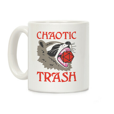 Chaotic Trash (Raccoon) Coffee Mug