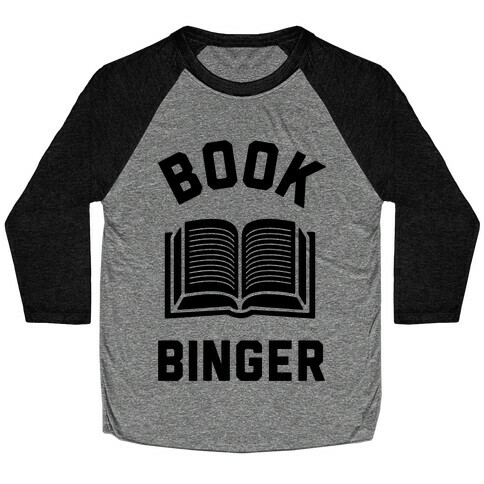 Book Binger Baseball Tee