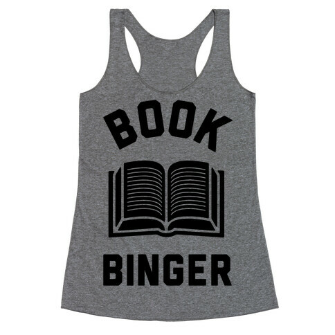 Book Binger Racerback Tank Top