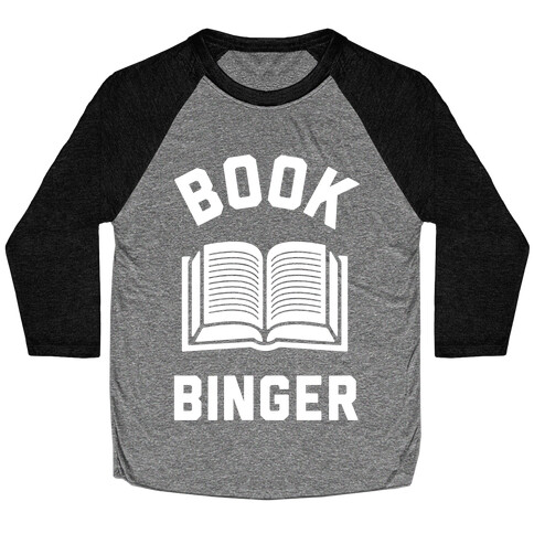 Book Binger Baseball Tee