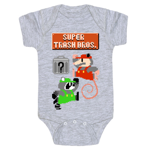 Super Trash Bros Baby One-Piece