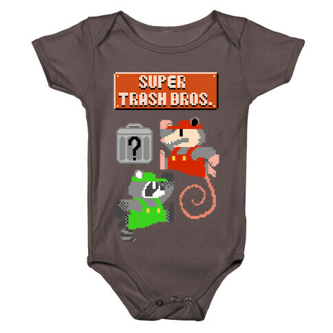 Super Trash Bros Baby One-Piece