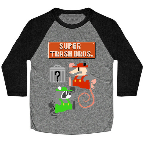 Super Trash Bros Baseball Tee