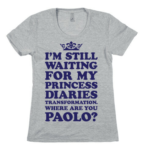Where Are You Paolo? Womens T-Shirt