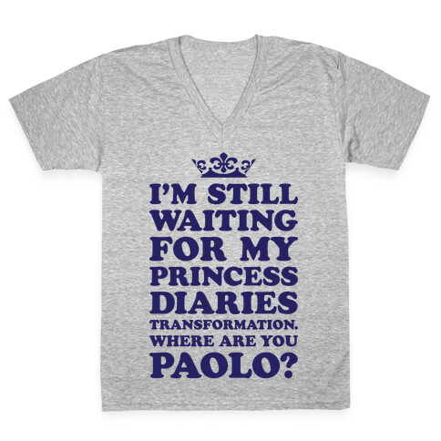 Where Are You Paolo? V-Neck Tee Shirt