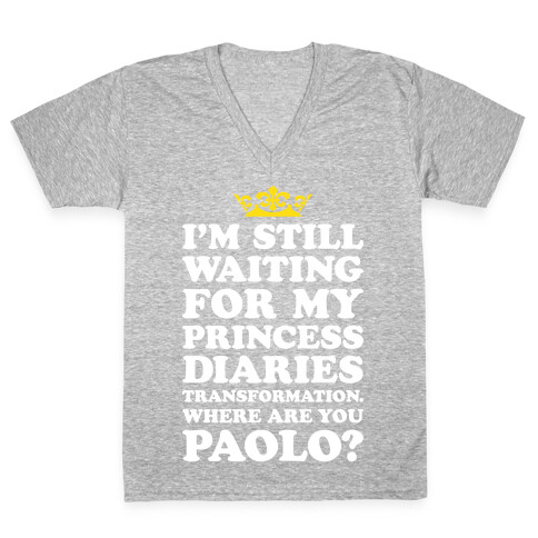 Where Are You Paolo? V-Neck Tee Shirt