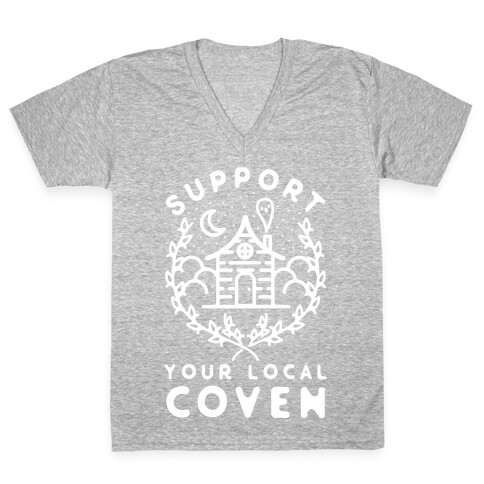 Support Your Local Coven V-Neck Tee Shirt