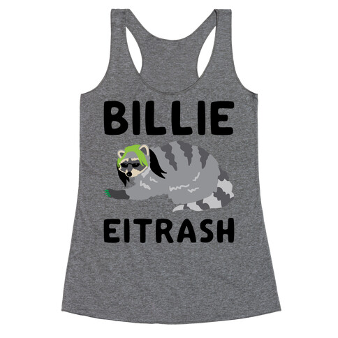 Billie Eitrash Parody Racerback Tank Top