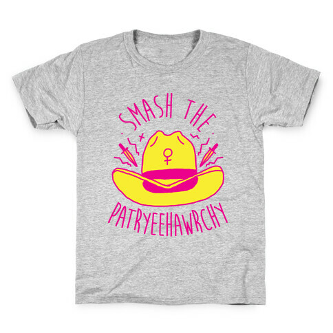Smash the PatrYEEHAWrchy Kids T-Shirt