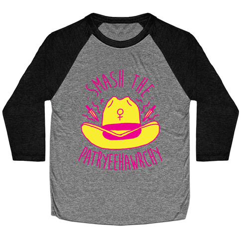 Smash the PatrYEEHAWrchy Baseball Tee