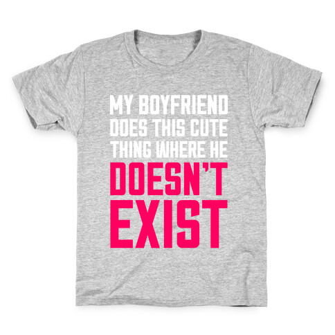 My Boyfriend Does This Cute Thing Kids T-Shirt