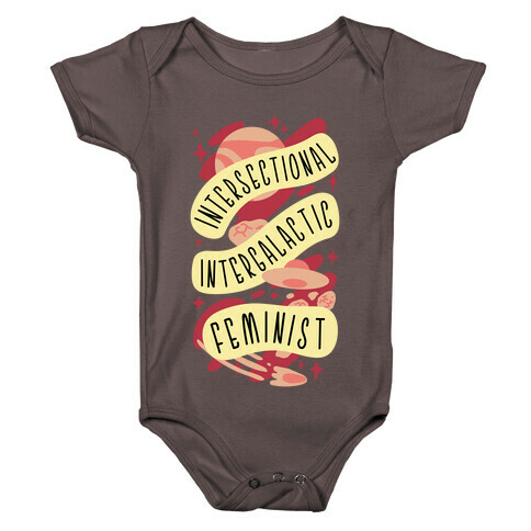 Intersectional Intergalactic Feminist Baby One-Piece