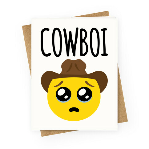 Cowboi  Greeting Card