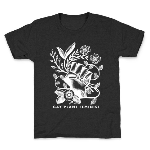 Gay Plant Feminist Kids T-Shirt