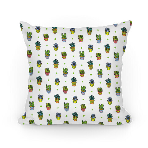 Succulent Pattern Pillow