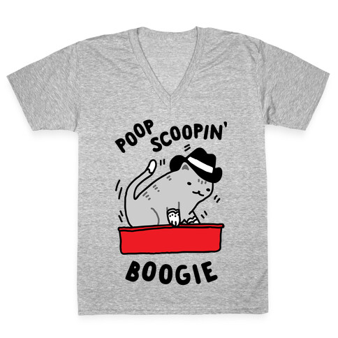 Poop Scoopin' Boogie V-Neck Tee Shirt