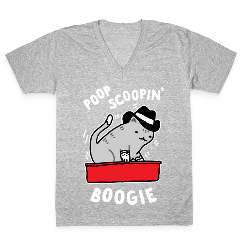 Poop Scoopin' Boogie V-Neck Tee Shirt