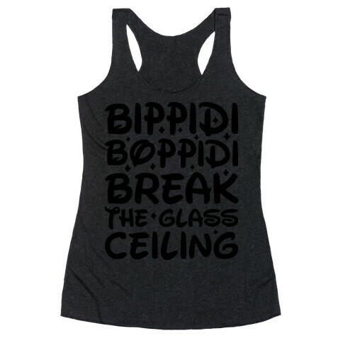 Bippidi Boppidi Break The Glass Ceiling Racerback Tank Top