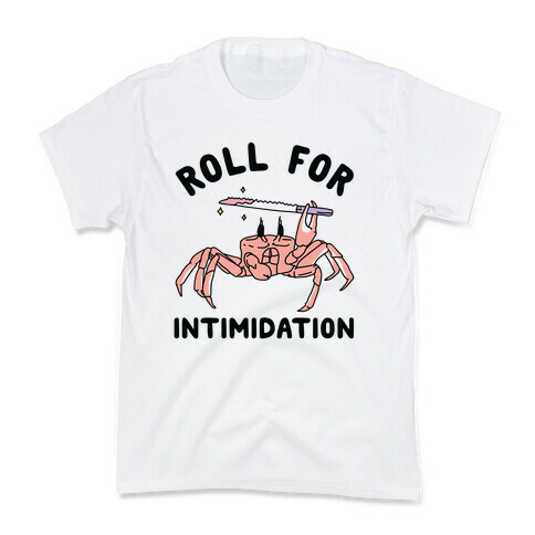Roll For Intimidation Kids T-Shirt