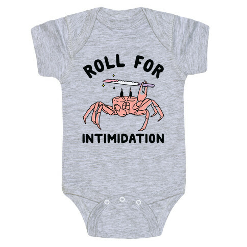 Roll For Intimidation Baby One-Piece