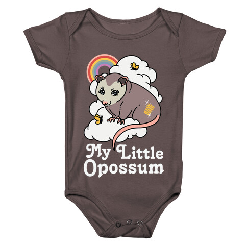 My Little Opossum  Baby One-Piece