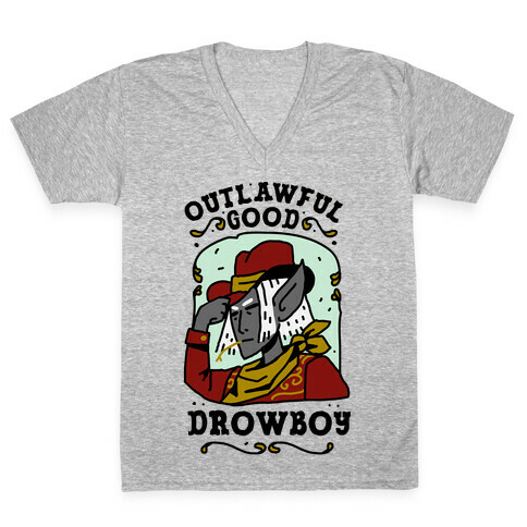 Outlawful Good Drowboy V-Neck Tee Shirt
