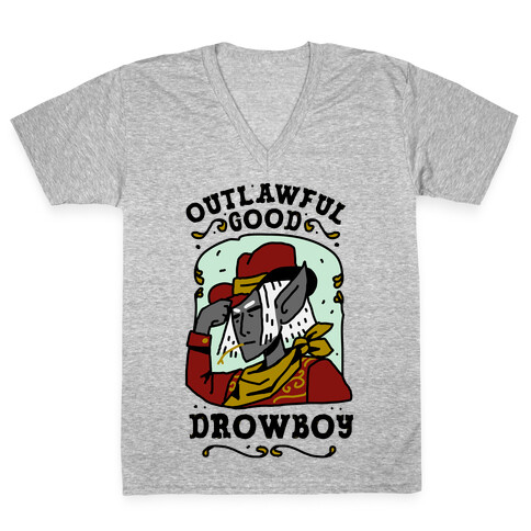 Outlawful Good Drowboy V-Neck Tee Shirt