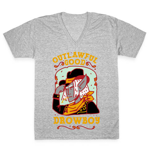 Outlawful Good Drowboy V-Neck Tee Shirt