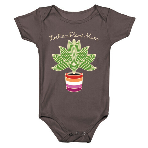 Lesbian Plant Mom Baby One-Piece