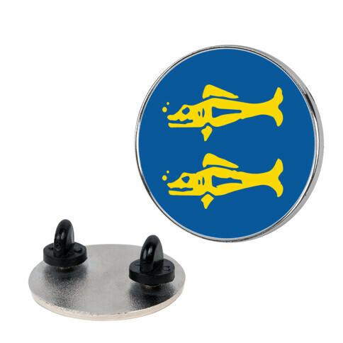 Blue Barracudas Pin