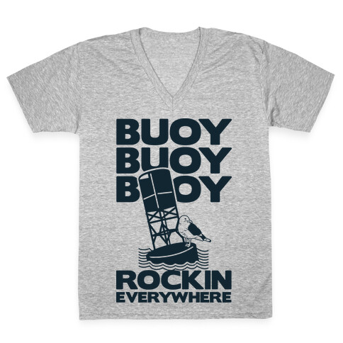 Buoy Buoy Buoy Rockin Everywhere V-Neck Tee Shirt