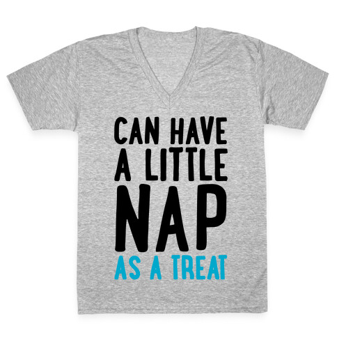 Can Have A little Nap As A Treat V-Neck Tee Shirt