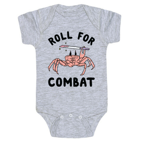 Roll For Combat Knife Crab Baby One-Piece