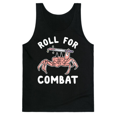Roll For Combat Knife Crab Tank Top