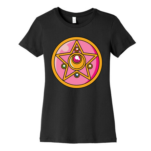 Sailor Moon Crystal Star Brooch Womens T-Shirt