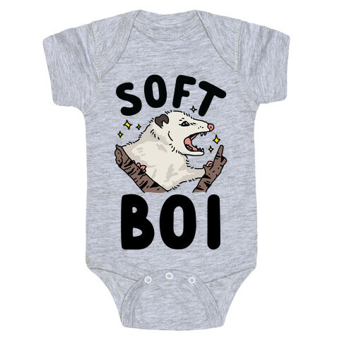 Soft Boi Opossum Baby One-Piece