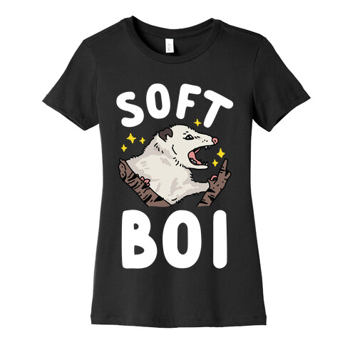 Soft Boi Opossum Womens T-Shirt